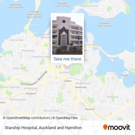 Starship Hospital map