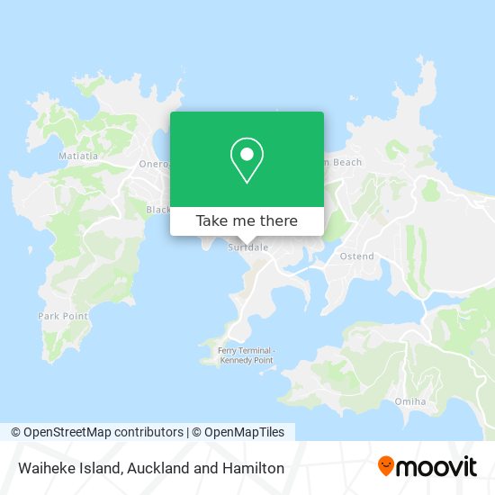 Waiheke Island地图