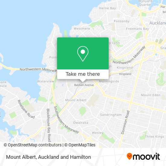 Mount Albert map