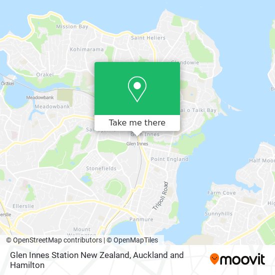 Glen Innes Station New Zealand地图