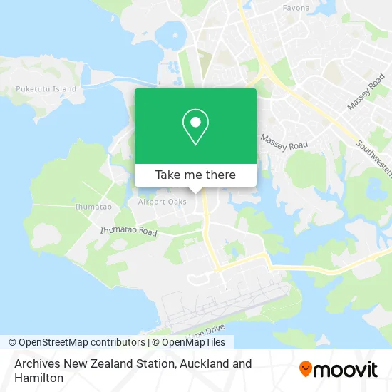 Archives New Zealand Station map