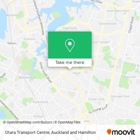 Otara Transport Centre map