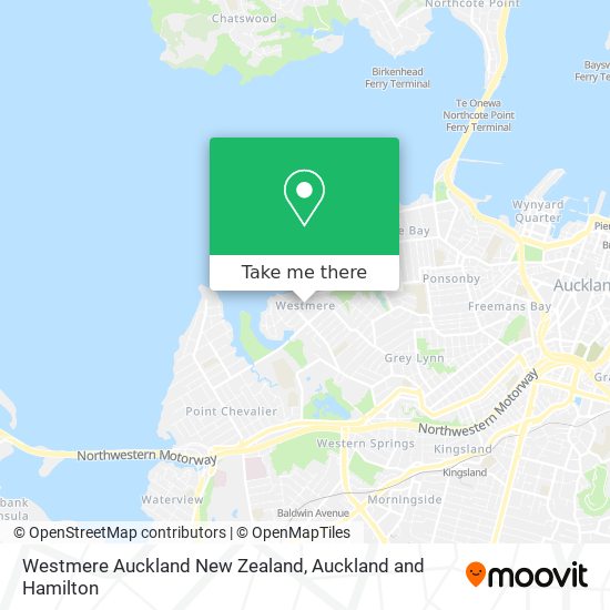 Westmere Auckland New Zealand地图