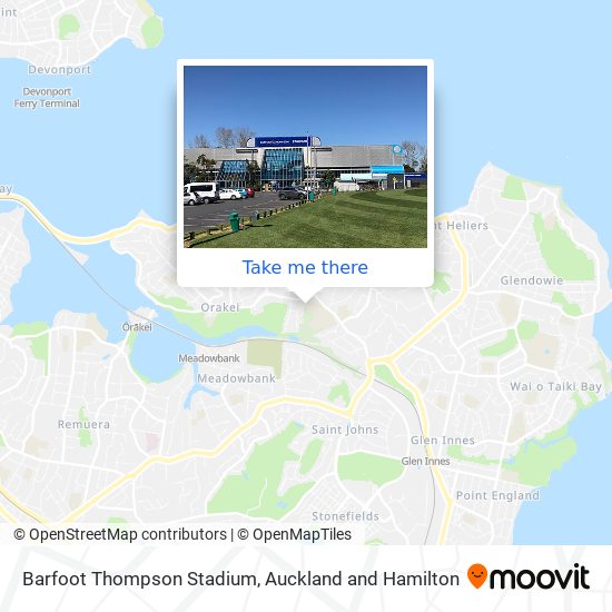 Barfoot Thompson Stadium map