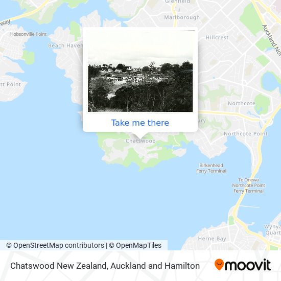 Chatswood New Zealand地图