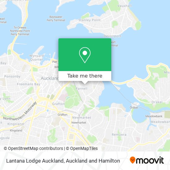 Lantana Lodge Auckland地图
