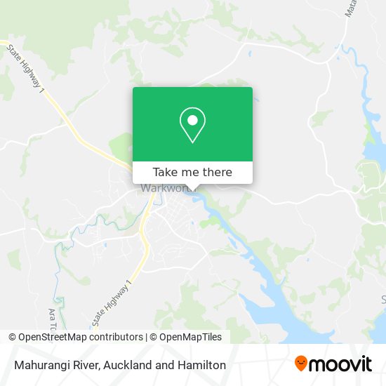 Mahurangi River map