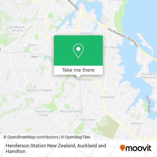 Henderson Station New Zealand地图