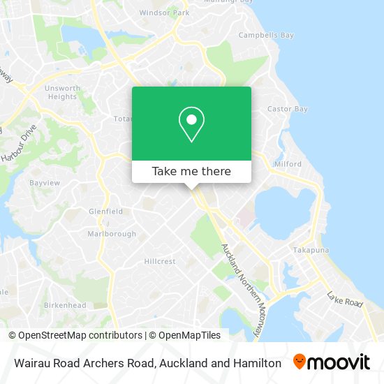 Wairau Road Archers Road地图