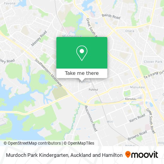 Murdoch Park Kindergarten map