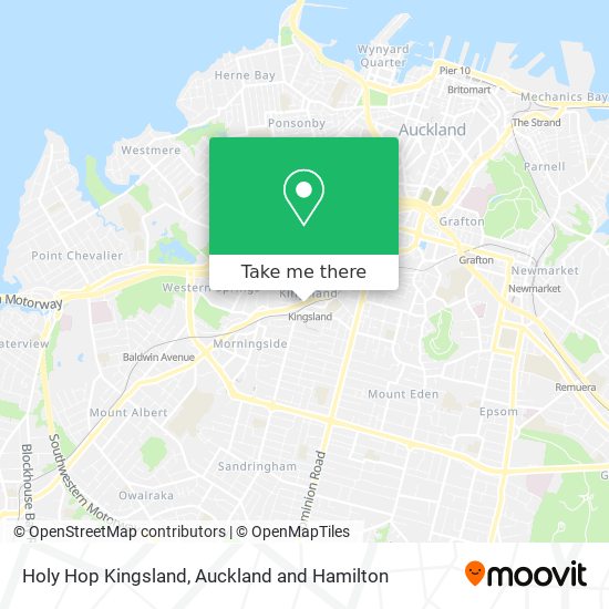 Holy Hop Kingsland map