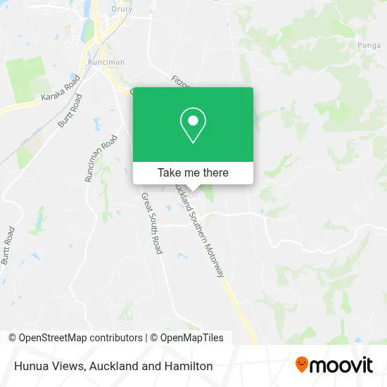 Hunua Views map