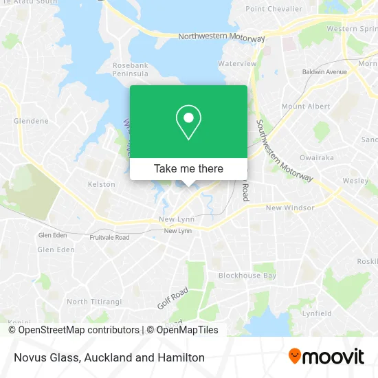 Novus Glass map