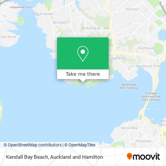 Kendall Bay Beach地图