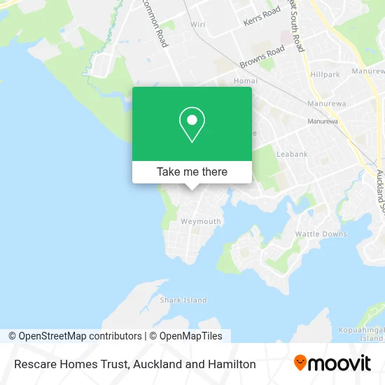 Rescare Homes Trust map