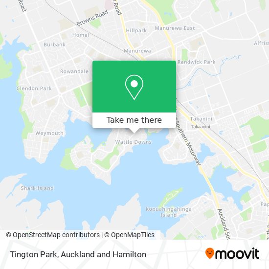 Tington Park map