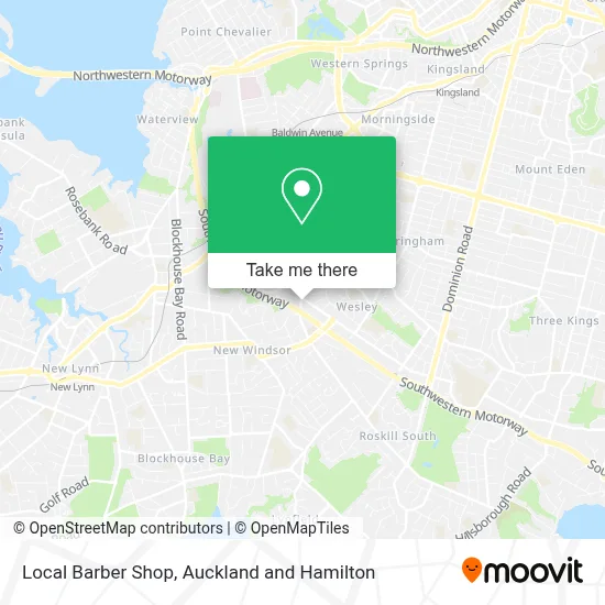 Local Barber Shop map