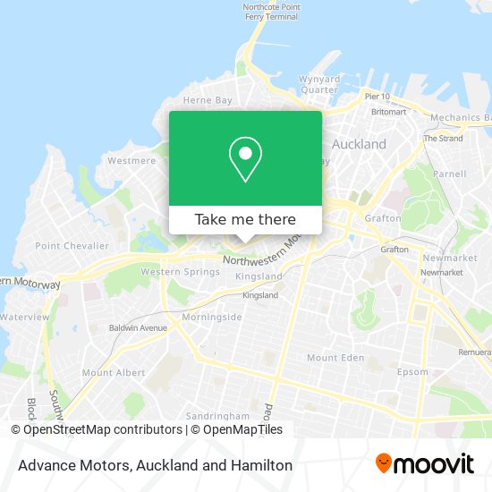 Advance Motors map