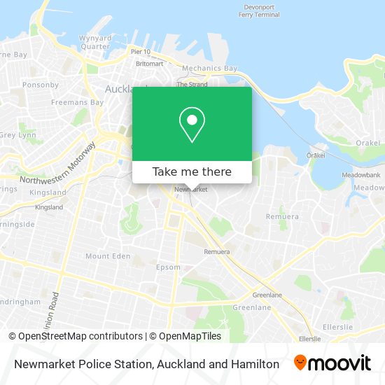 Newmarket Police Station map