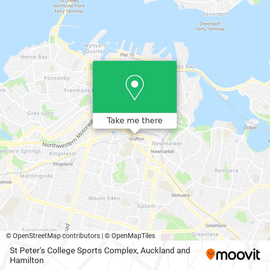 St Peter's College Sports Complex map