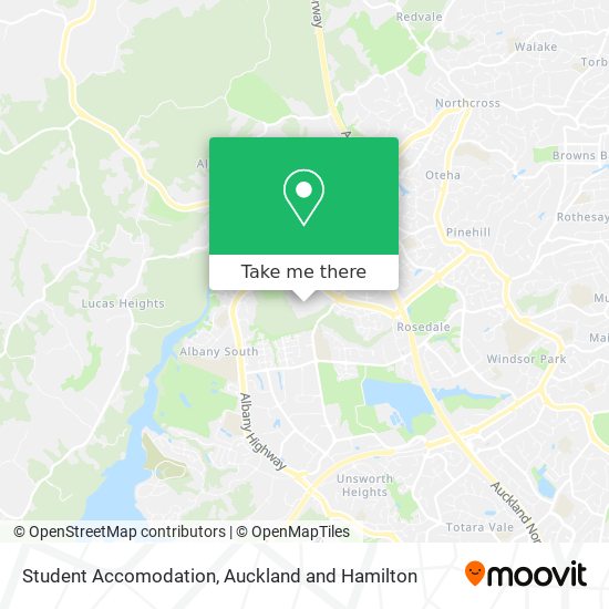Student Accomodation map