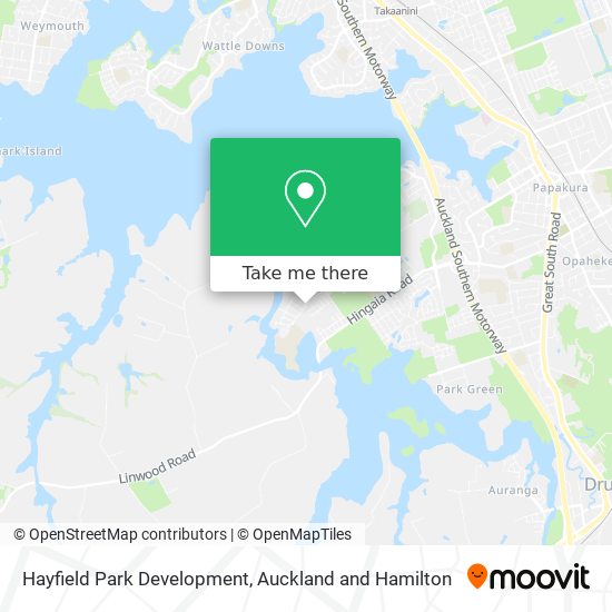 Hayfield Park Development map