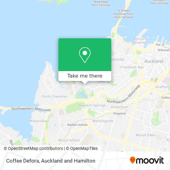 Coffee Defora map