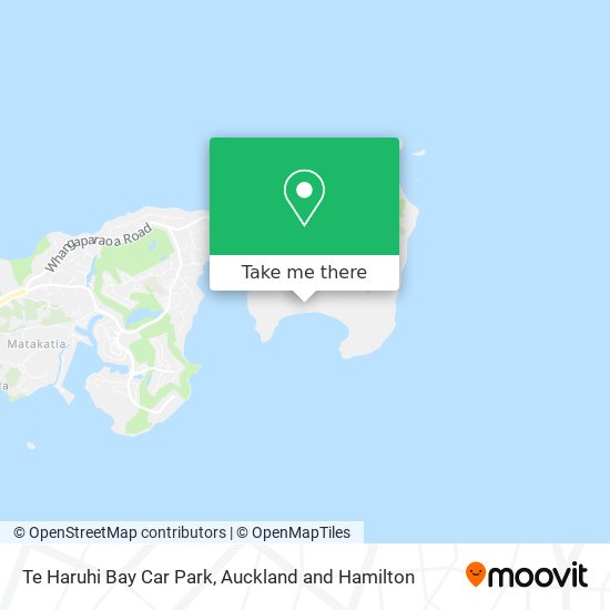 Te Haruhi Bay Car Park map