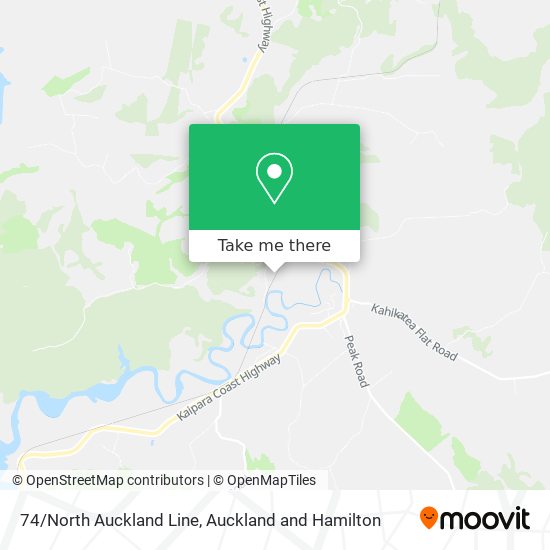 74/North Auckland Line地图
