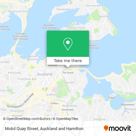 Mobil Quay Street map