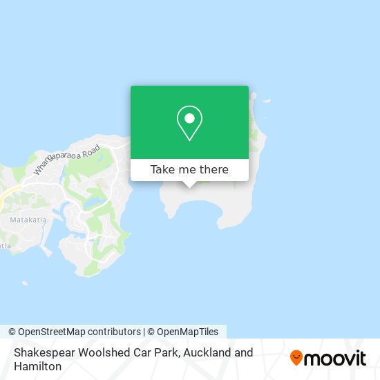 Shakespear Woolshed Car Park map