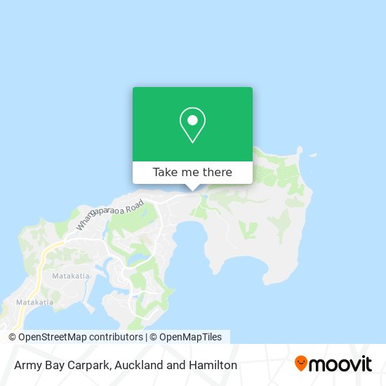 Army Bay Carpark map