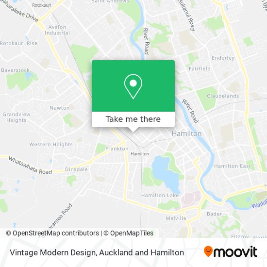 Vintage Modern Design map