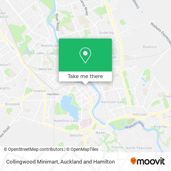 Collingwood Minimart map