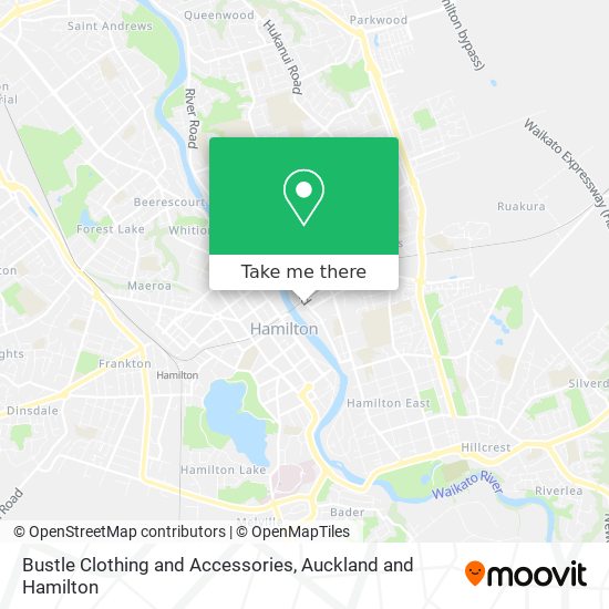 Bustle Clothing and Accessories map