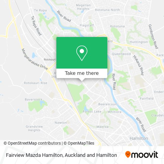 Fairview Mazda Hamilton地图