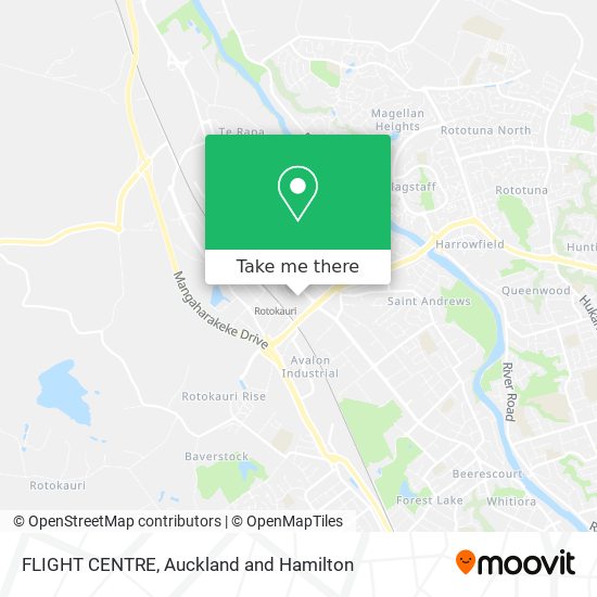 FLIGHT CENTRE map