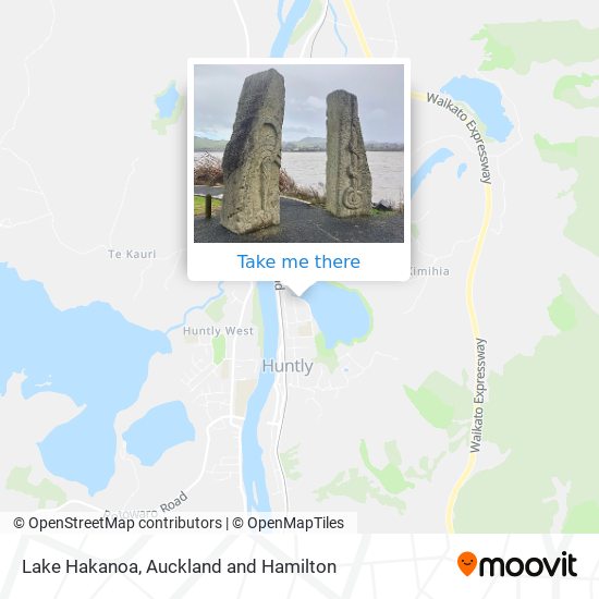 Lake Hakanoa map
