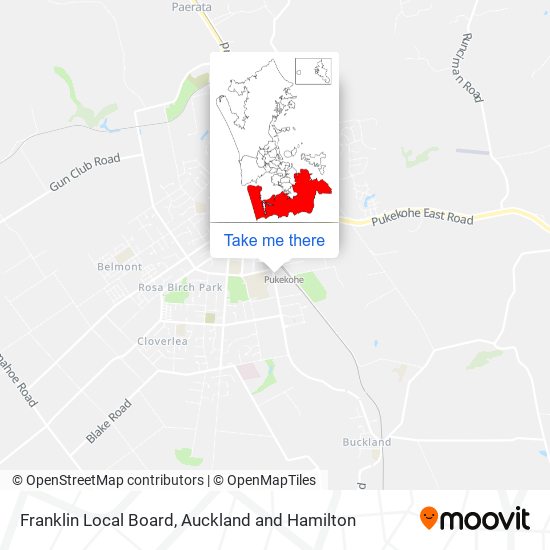 Franklin Local Board map