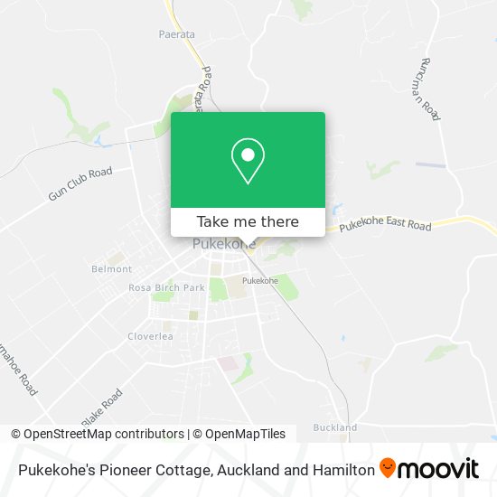 Pukekohe's Pioneer Cottage地图