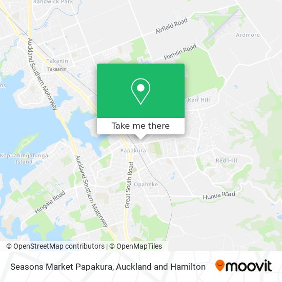 Seasons Market Papakura map