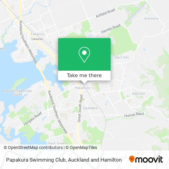 Papakura Swimming Club地图