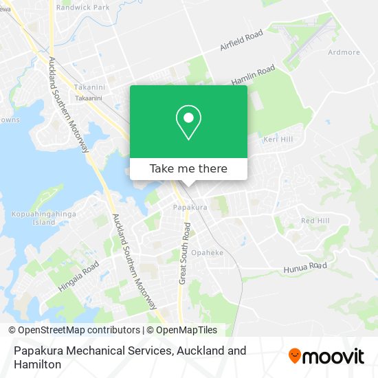 Papakura Mechanical Services map