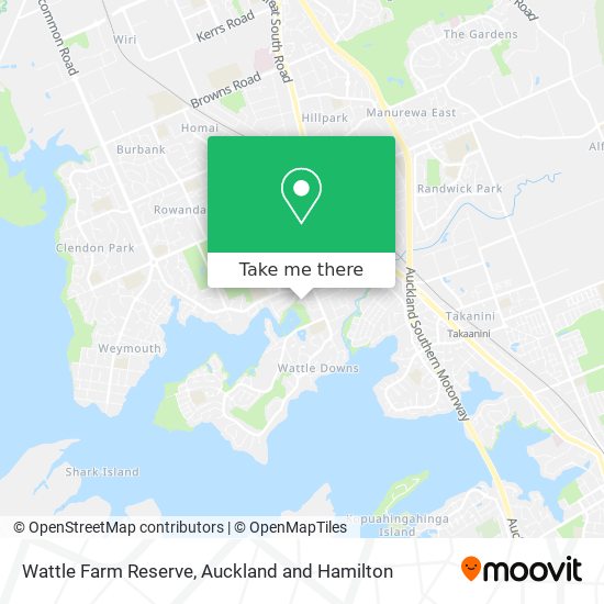 Wattle Farm Reserve map