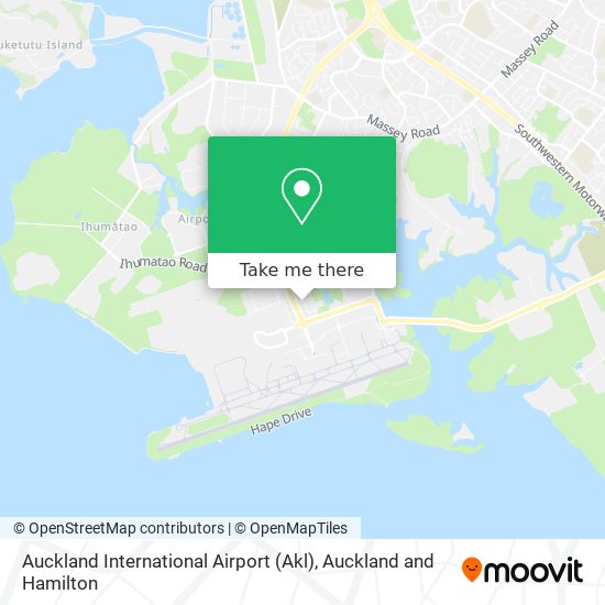 Auckland International Airport (Akl) map