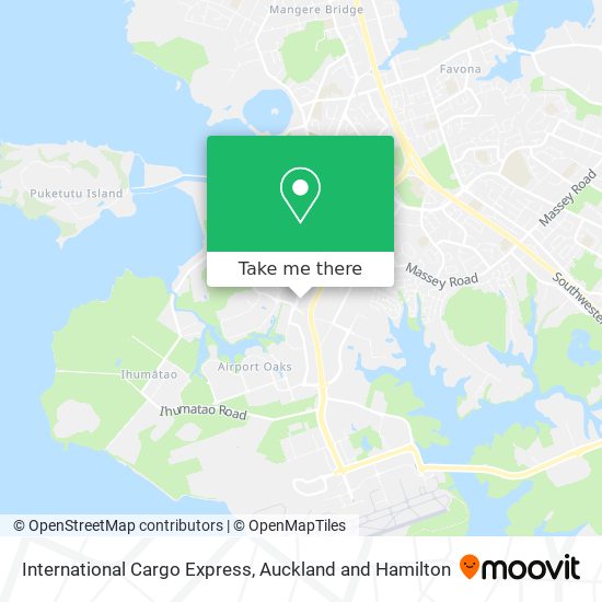 International Cargo Express map