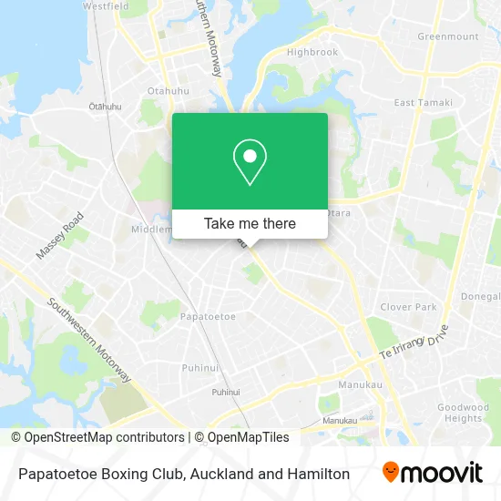 Papatoetoe Boxing Club map
