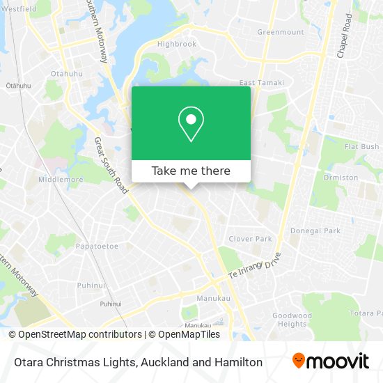 Otara Christmas Lights map