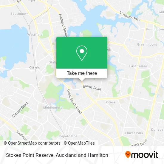 Stokes Point Reserve map