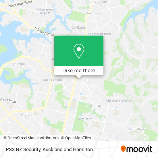 PSS NZ Security map